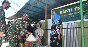 Peringati Hari Juang TNI-AD, Korem 133/NW Gelar Karya Bhakti