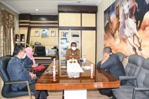 Terima Kunjungan Bawaslu, Sekda Ridwan Bahas Permohonan Hibah Tanah