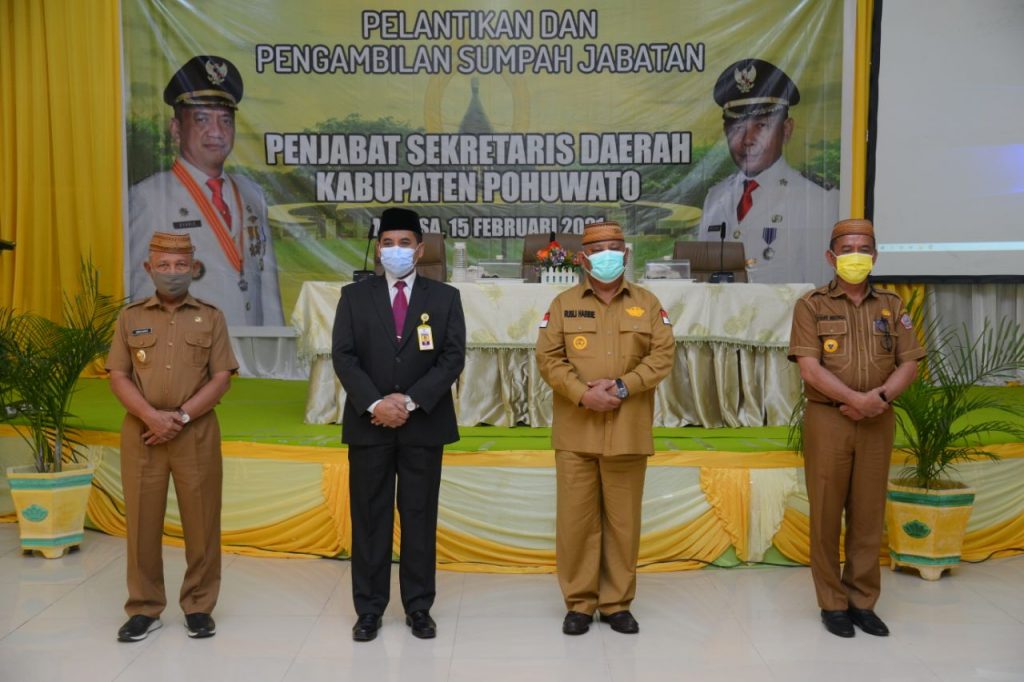 Dilantik Bupati Pohuwato, Iswanta Resmi Jabat PJ Sekda