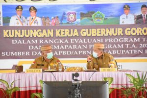 Kepada Gubernur, Anas Paparkan Kondisi Perekonomian di Boalemo