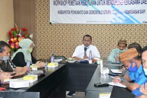 Pemda Gorut dan Pohuwato Bahas Pemetaan Kebutuhan Terkait Pemasaran Sapi