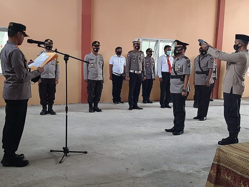 Polsek Kwandang dan Anggrek Resmi Berganti Pucuk Pimpinan