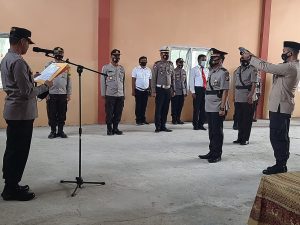 Polsek Kwandang dan Anggrek Resmi Berganti Pucuk Pimpinan