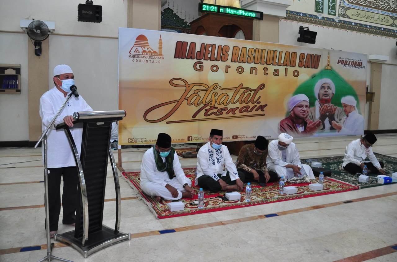 Wagub-Hadiri-Peringatan-Milad-Pertama-Majelis-Rasulullah-Gorontalo-himpun.id-