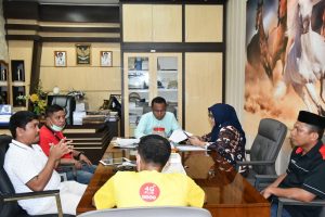 Sekda Ridwan Terima Kunker Penyedia Aplikasi SID dan PT. Indosat Ooreedoo