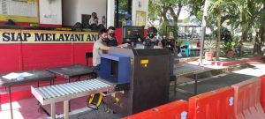 Perketat Penjagaan Mako, Polda Gorontalo Memasang Alat Checked Baggage X-Ray