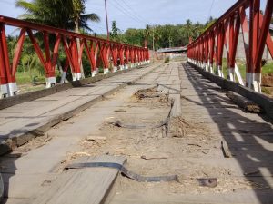 Ricky Minta Kades Tegas Terhadap Oknum Penyebab Rusaknya Jembatan MP