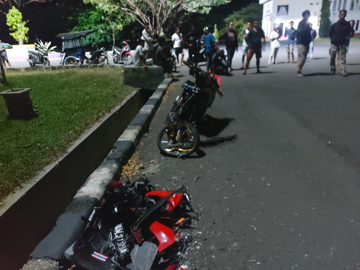 Balap Liar di Blok Plan Kantor Bupati Gorut, Menelan Korban