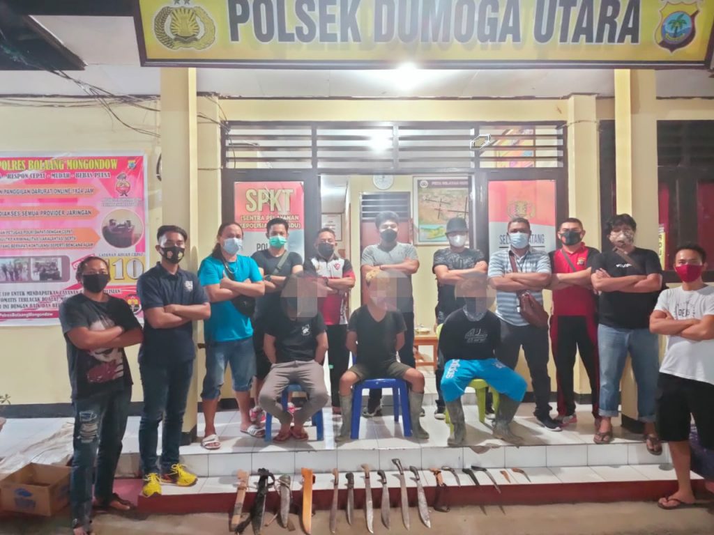 Polisi Amankan Sejumlah Sajam, Dijalur Pertambangan