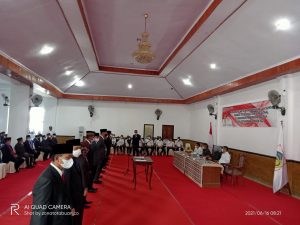 Tatong Bara Lantik Pejabat Struktural