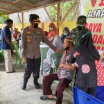 Sambut Peringatan Hari Bhayangkara ke 75, Polres Gorut Gelar Vaksinasi Massal