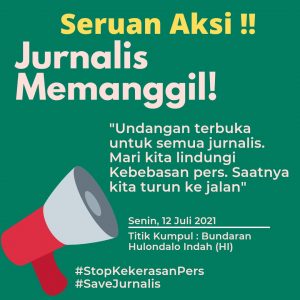 Seruan Aksi !! Jurnalis Gorontalo Memanggil