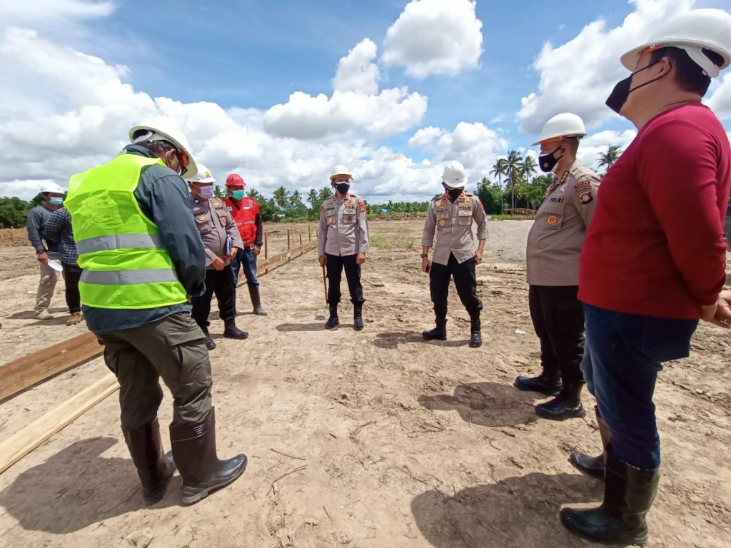 Kapolda Gorontalo Tekankan Progres Pembangunan RS. Bhayangkara