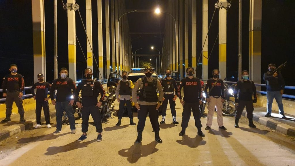 Cegah Tindakan Kriminalitas, Polsek Kota Timur Rutin Patroli Malam