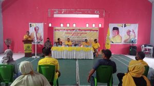 DPD II Golkar Boalemo Akhiri Rangkaian Muscam di 7 Kecamatan