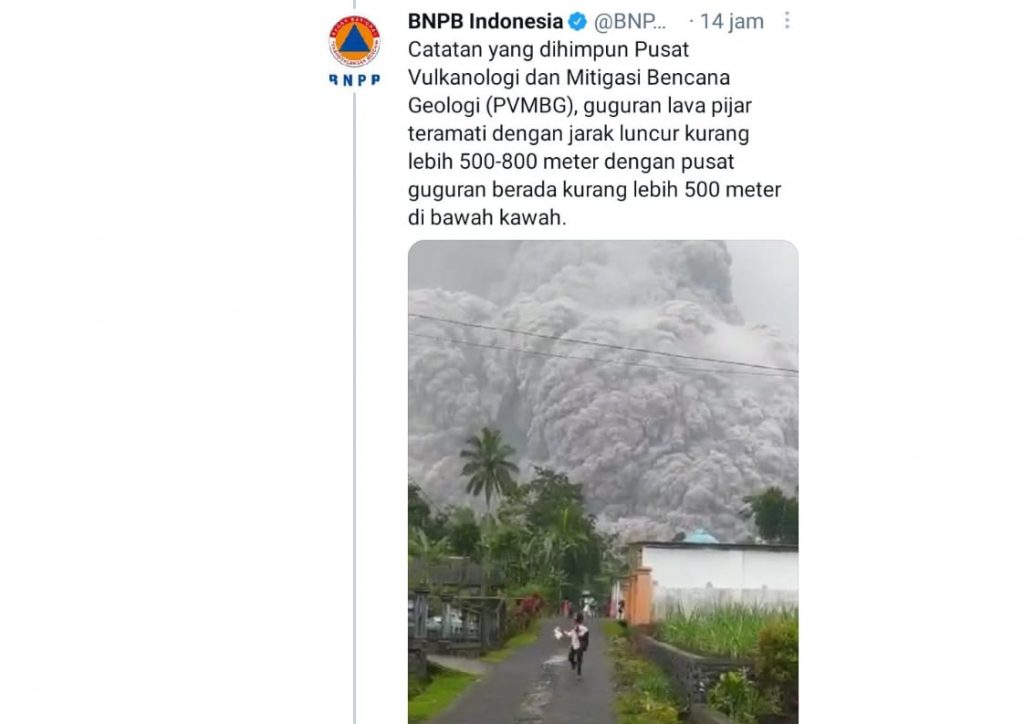 Sejarah Panjang Letusan Gunung Semeru