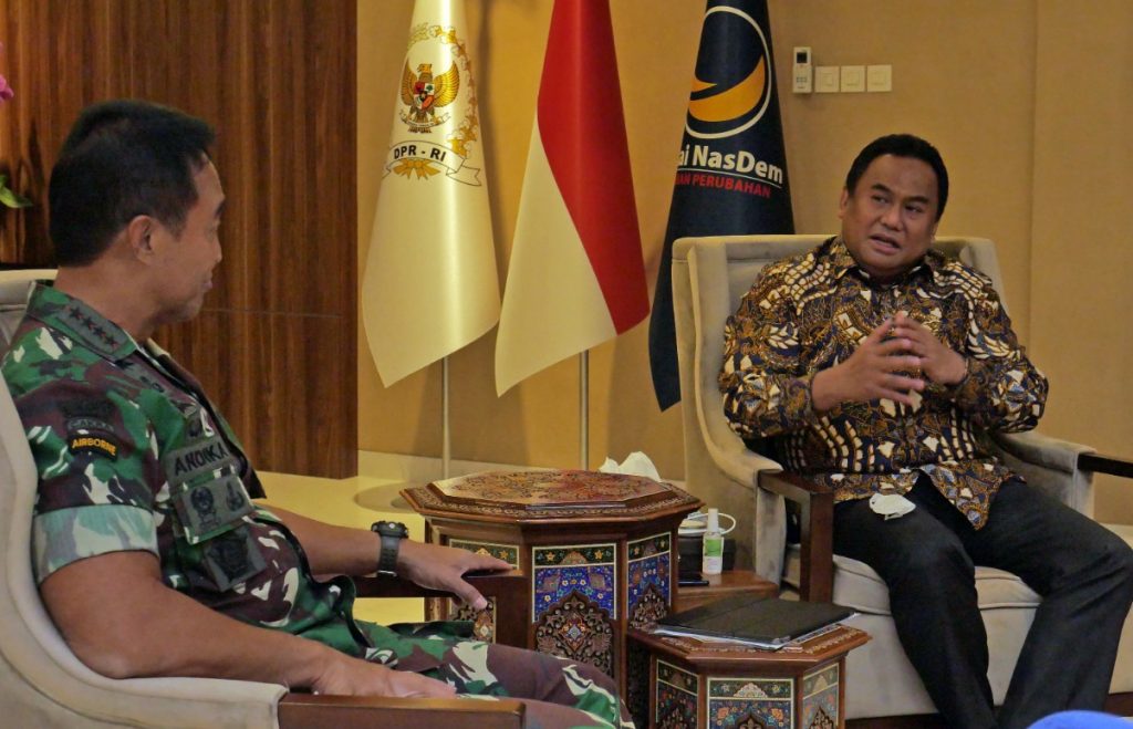 Bersama Panglima TNI, Rachmat Gobel Bahas Persoalan Kebangsaan