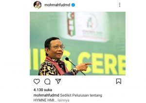 Mahfud MD: Catatan Ringan tentang Hymne HMI