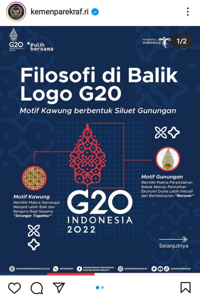 Inilah Filosofi Logo G20 yang Wajib Kamu Tahu