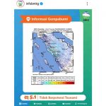 Gempa Terkini, Magnitudo 5.1 Pasaman Barat,