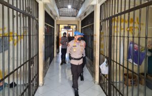 Kabid Propam Polda Gorontalo Cek Rutan Polres Pohuwato, Ada Apa Ya?