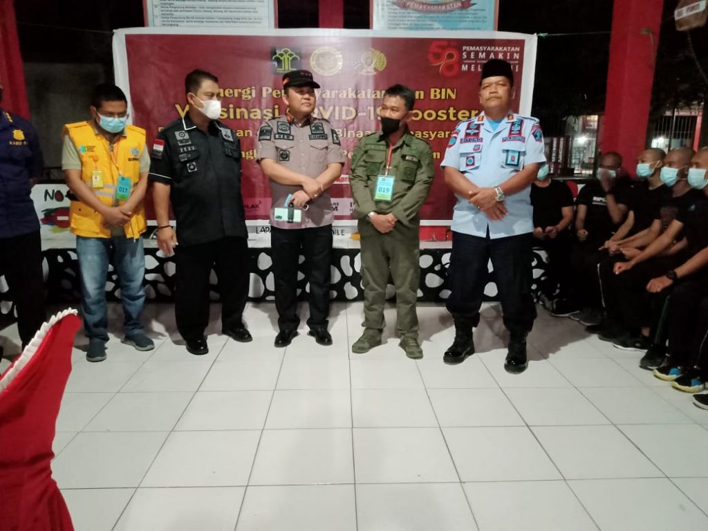 Sambut Hari Bakti Pemasyarakatan, Lapas Kelas II B Boalemo Gelar Vaksinasi Dosis Booster