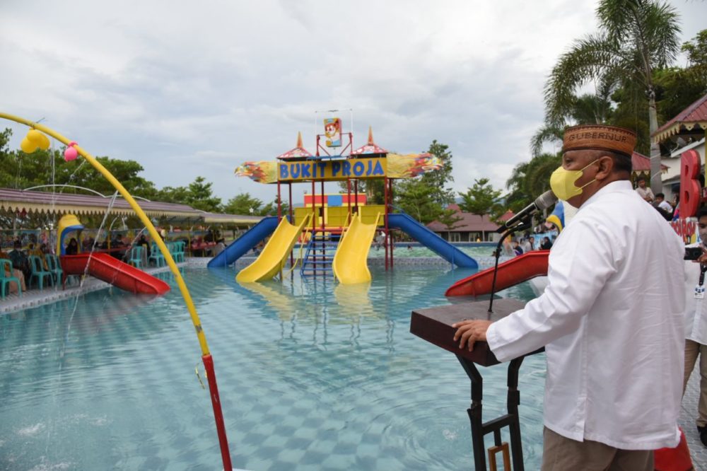 Diresmikan Gubernur, Wisata Bukit Proja Didedikasikan Buat Anak-anak Panti Asuhan