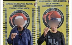 Dua Warga Kota Gorontalo Ketangkap Bawa Narkotika Jenis Sabu