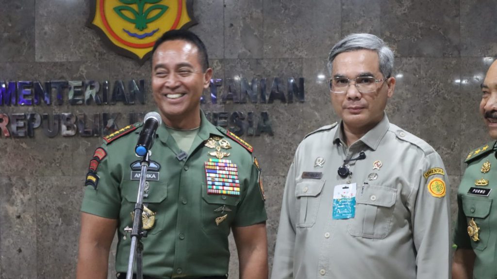 Andika Perkasa Siap Bantu Kementerian Pertanian Wujudkan Program Ketahanan Pangan Nasional