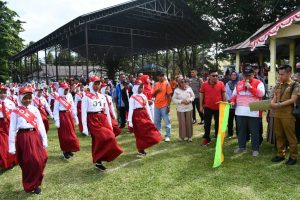 Gerak Jalan Semarakkan HUT RI Ke 77 di Boalemo, Hendriwan: Maknanya Menanamkan Rasa Nasionalisme