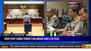 Ferdy Sambo Diberhentikan Tidak dengan Hormat