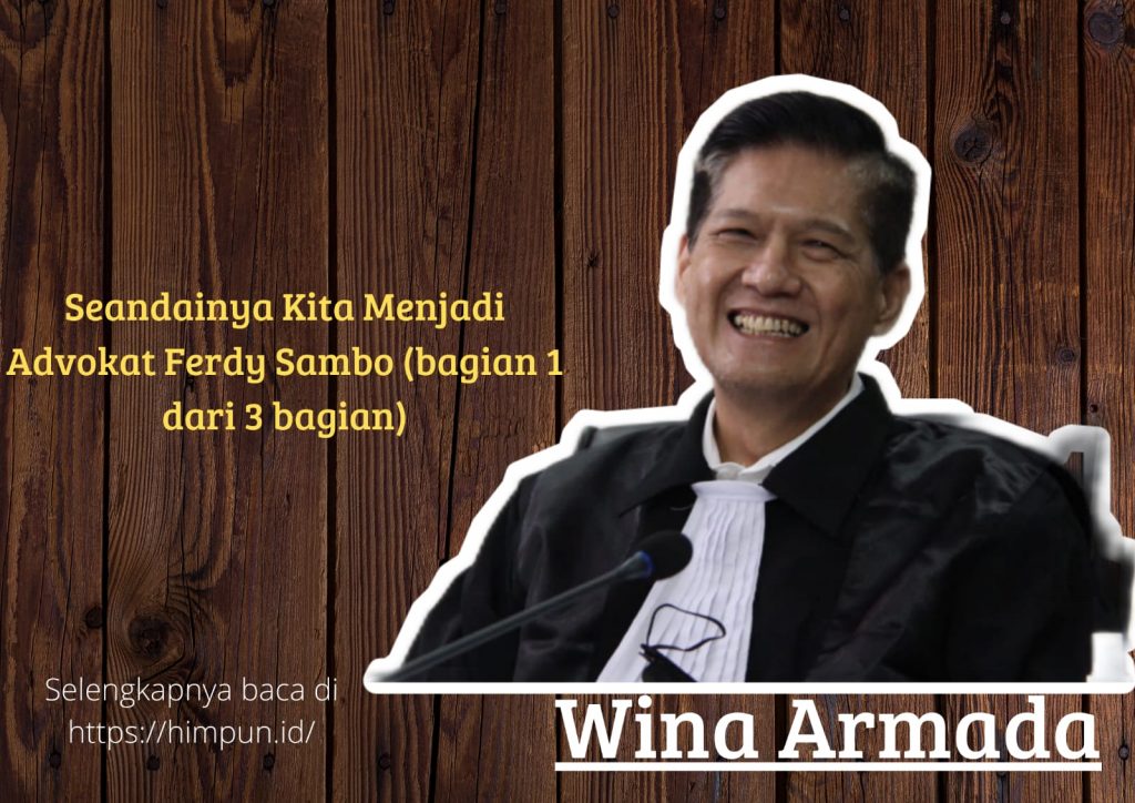 Seandainya Kita Menjadi Advokat Ferdy Sambo