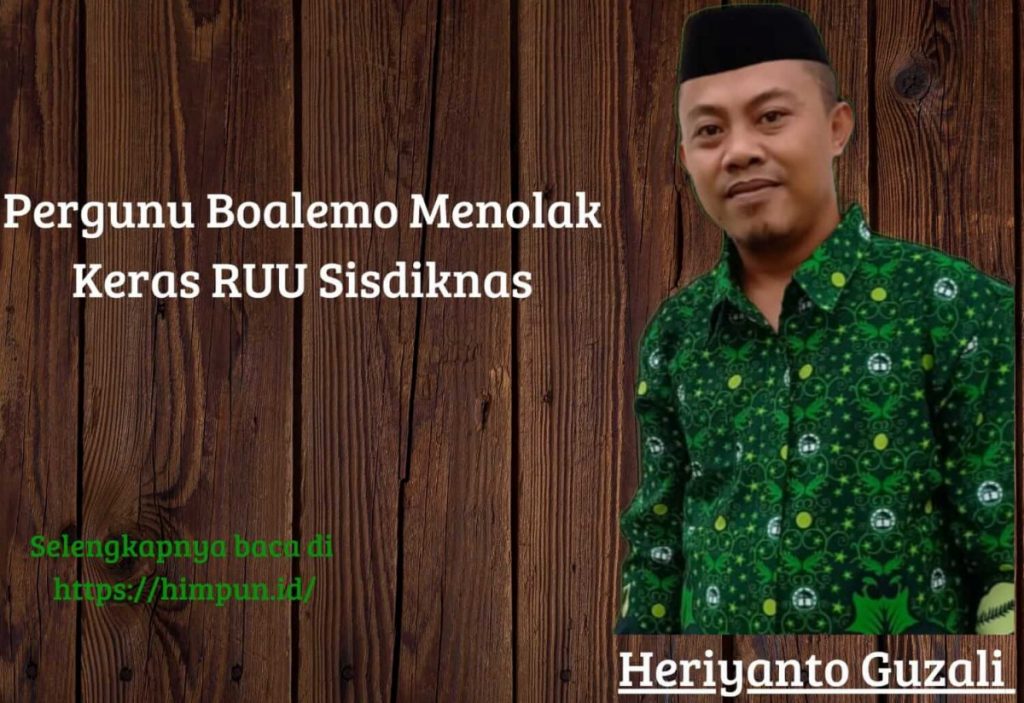 Pergunu Boalemo Menolak Keras RUU Sisdiknas