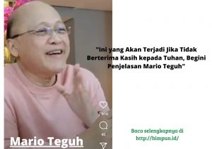 Ini yang Akan Terjadi Jika Tidak Berterima Kasih kepada Tuhan, Begini Penjelasan Mario Teguh
