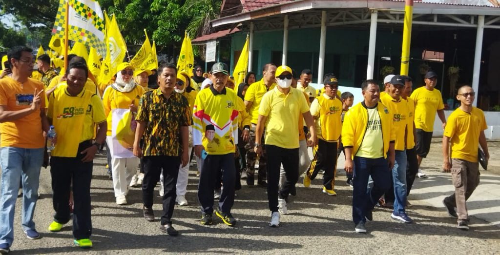 Ribuan Masyarakat Boalemo Meriahkan HUT Golkar, Ini Harapan Lahmudin Hambali