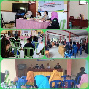 Puskesmas Mananggu Gelar Evaluasi Posyandu Aktif Tingkat Desa