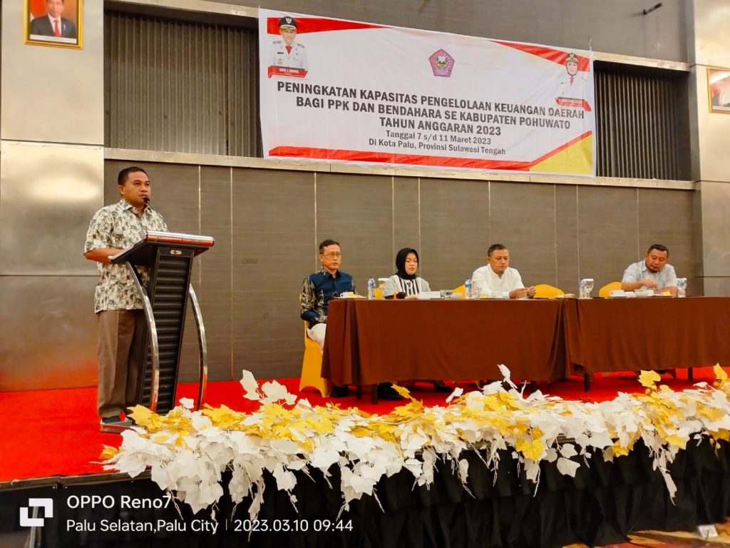Plt Kepala BPKPD Pohuwato Minta Ilmu Didapatkan pada Peningkatan Kapasitas Diaplikasikan