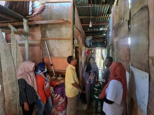 Thariq Modanggu Terus Pantau Rumah Wargra yang Tak Layak Huni