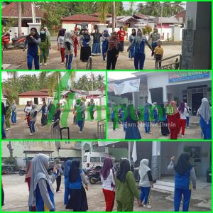 Staf Pegawai PKM Mananggu Kembali Lakukan Senam Germas