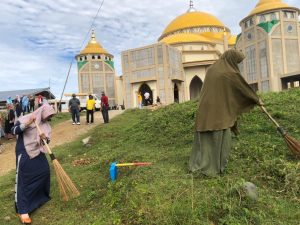 Jelang Pelaksanaan Ijtima, Pemda Gorut Gelar Kerja Bakti