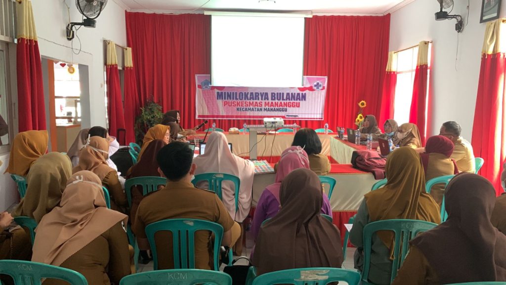 Puskesmas Mananggu Kembali Gelar Minilokarya Bulanan