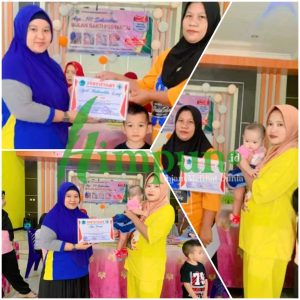Puskesmas Mananggu Beri Sertifikat Bagi Bayi yang Lulus ASI Eksklusif
