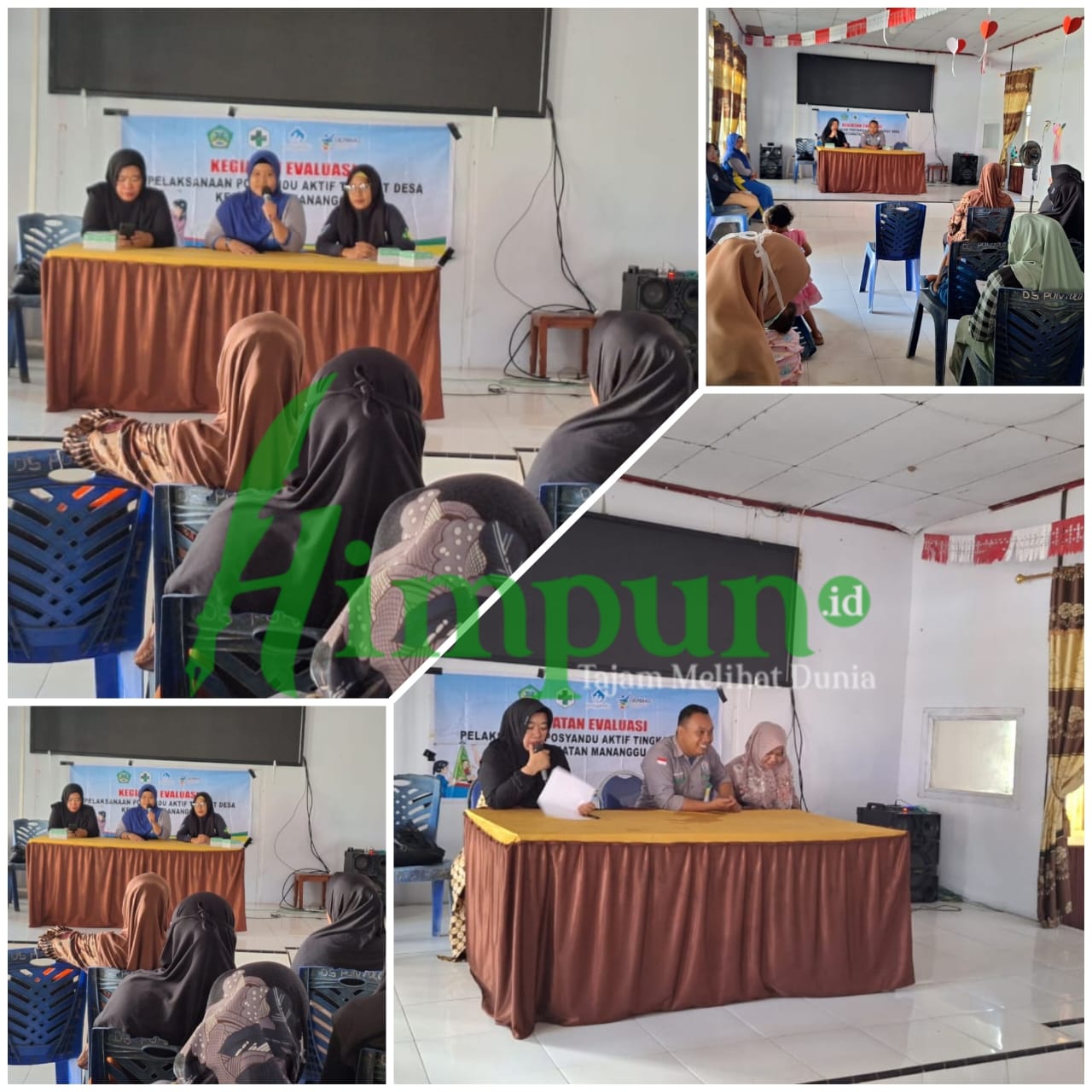 Puskesmas Mananggu Evaluasi Pelaksanaan Posyandu Aktif Tingkat Desa