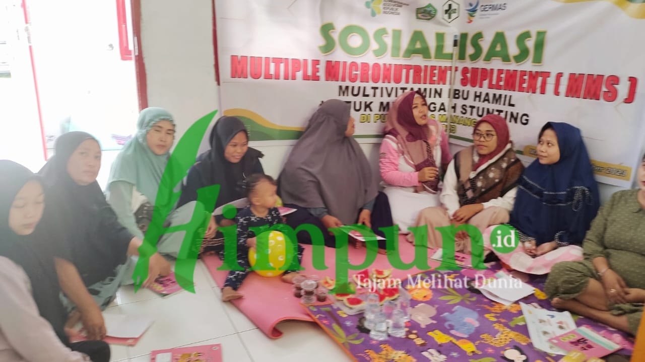Cegah Stunting Sejak Dini, Puskesmas Mananggu Gelar Sosialisasi MMS kepada Ibu Hamil