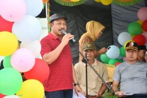 Momentum HUT Desa Mananggu, Sherman Moridu Minta Warga Terapkan PHBS