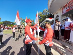 Sambut HUT RI, Pemda Boalemo Gelar 10 Juta Bendera