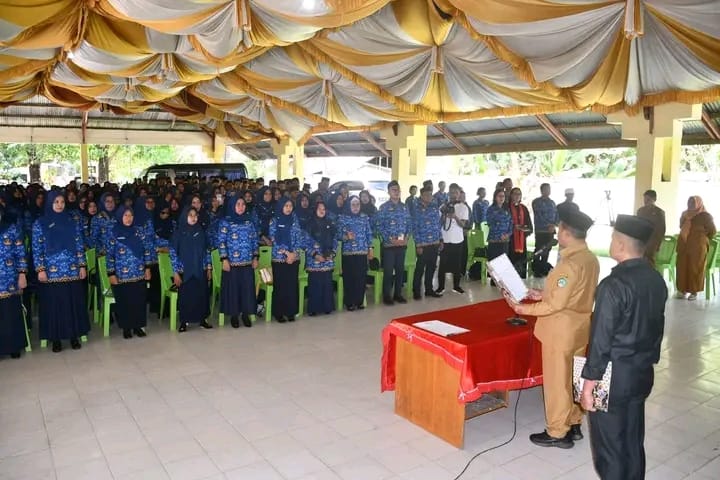 256 P3K di Boalemo Resmi Dikukuhkan Oleh Penjabup Boalemo