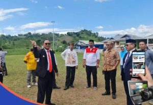 Thariq Tinjau Lapangan Pusat Peringatan HUT Kemerdekaan