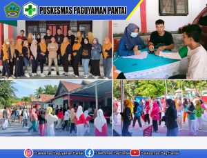 PKM Paguyaman Pantai Gelar Germas dan Senam Bersama Petugas Pemilu