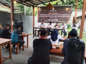KPU Boalemo Bersama Media Massa Komitmen Sukseskan Pilkada 2024